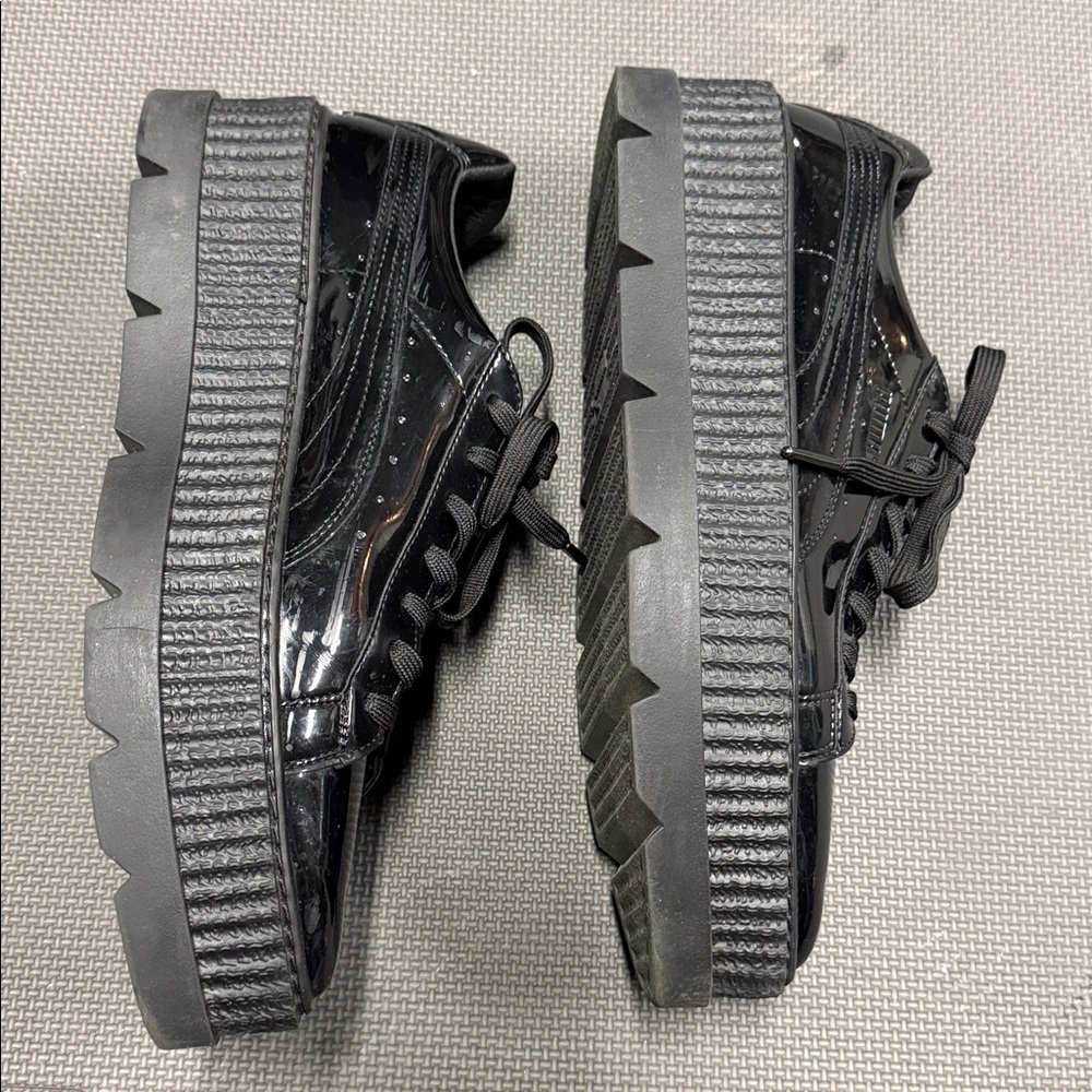 Puma Fenty x Rihanna Pointy Creeper Patent Casual Sneakers - Picture 4 of 8